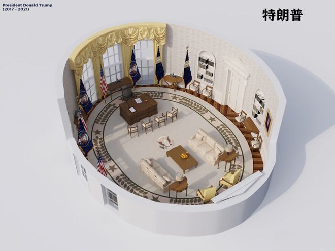 办公室”演变史！美国白宫“椭圆形(图12)