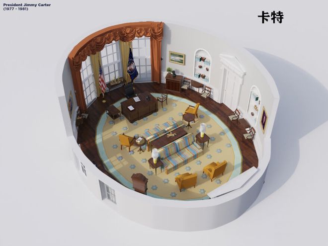 办公室”演变史！美国白宫“椭圆形(图7)