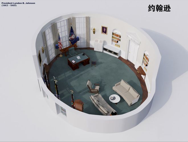 办公室”演变史！美国白宫“椭圆形(图14)