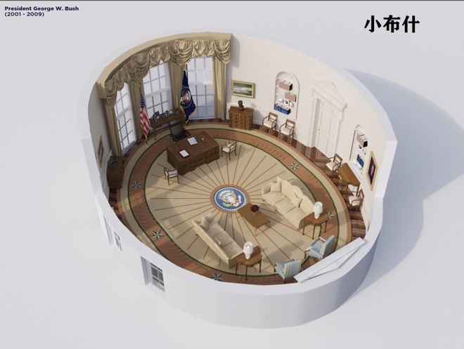 办公室”演变史！美国白宫“椭圆形(图37)