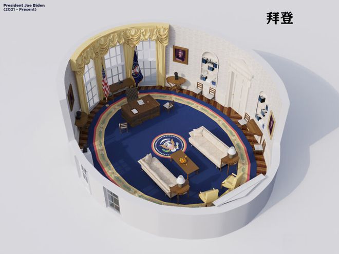 办公室”演变史！美国白宫“椭圆形(图41)